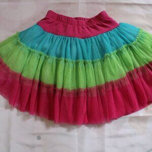 Jona Michelle Little Girl's Pink, Blue, Green Net Tutu Size 5